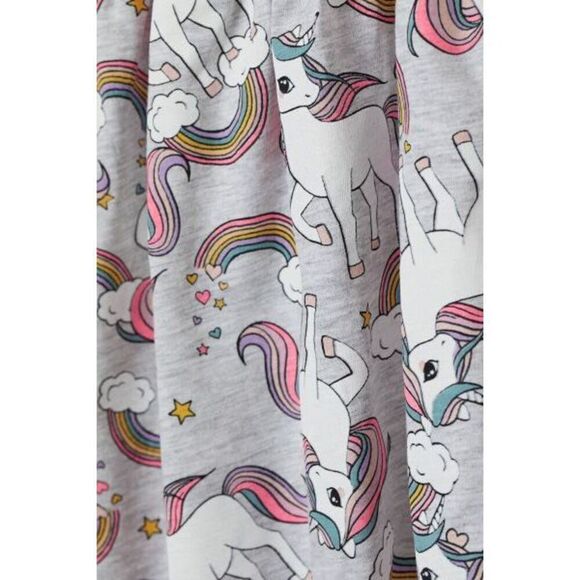 H&M Kids Toddler Girls 4/5 Unicorn Print Tank Knit Dress BUY 2 GET 1 FREE - Picture 2 of 8